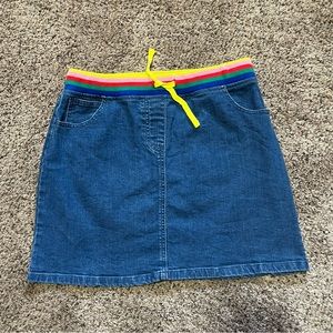 Total Girl Denim Skirt Adjustable Waist Size 14 1/2 Plus NWT (8-TW-434
